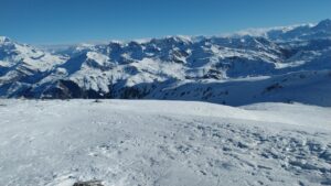 1er plan : début descente