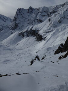 Le haut des pentes SO