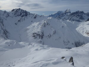 Golliat, mont Blanc, Jorasses du col du Bastillon