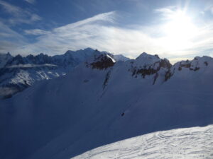 Crochues N et mont Blanc