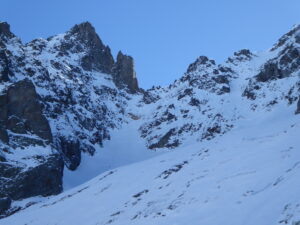 col du Belvédère versant nord