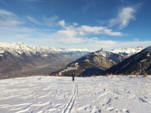 Vallée du Rhône de la crête NE