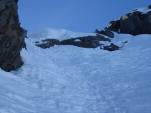 Col de Beugeant versant N. J'ai utilisé la main courante RG