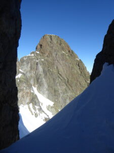 Persévérance de la brèche sous l'épaule sud des Chamois