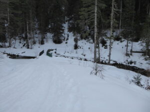 La passerelle qui permet de passer RD vers 1260