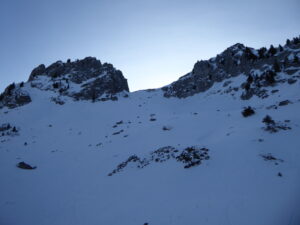 Combe N de Chavasse vue du bas