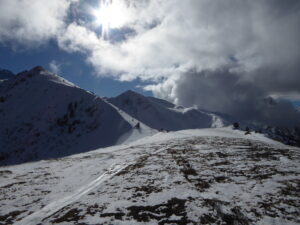 Pointe du Van et Arolette vues du sommet