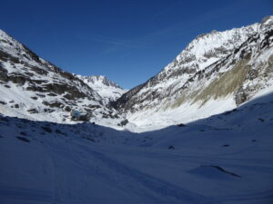 Bas de la mer de glace