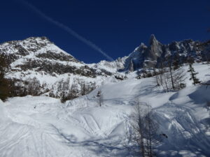 Les Mottets sous la neige