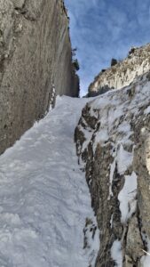 L'étroiture de sortie de la partie encaissée