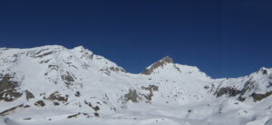 Le haut du vallon : grande Rochère, aiguille de Bonalex