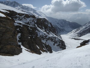 La rampe empruntée à la descente