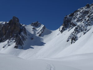 Col de la Cicle déjà très tracé