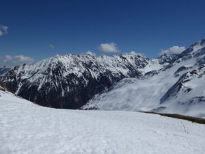 Côté vallon de Trient de la tête de Balme