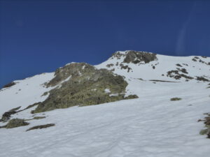 Dans les pentes sud-est de la Chenalette