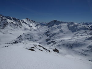 Vue sur le col du GSB