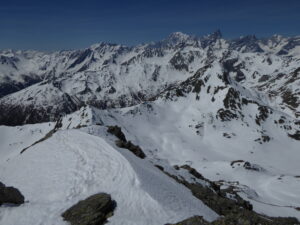Mont Mort et mont Blanc du sommet